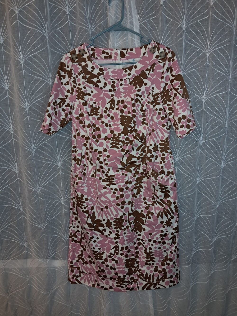 Boden brand Women's size 8L, cotton blend dress